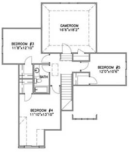 Arlington B Floor Plan 2nd Floor
