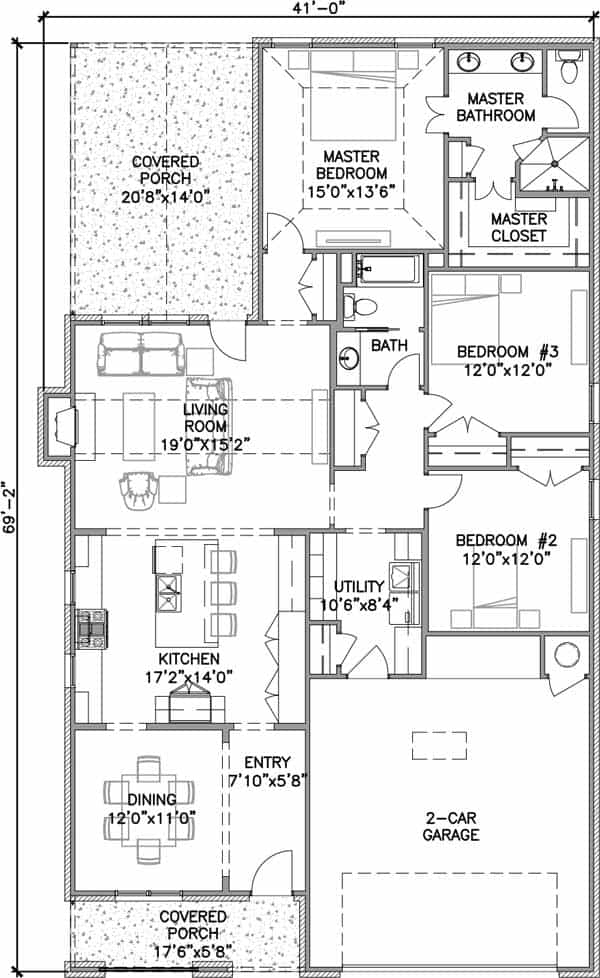 Asher Homes Cimmaron Floor Plan First Floor