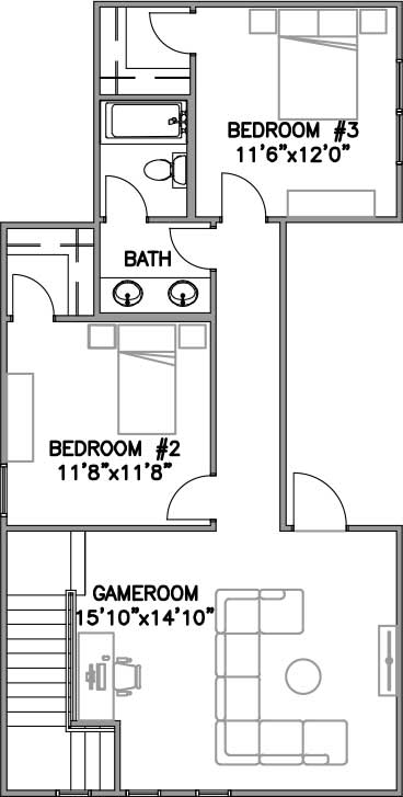 Asher Homes Vail Floor Plan Second Floor
