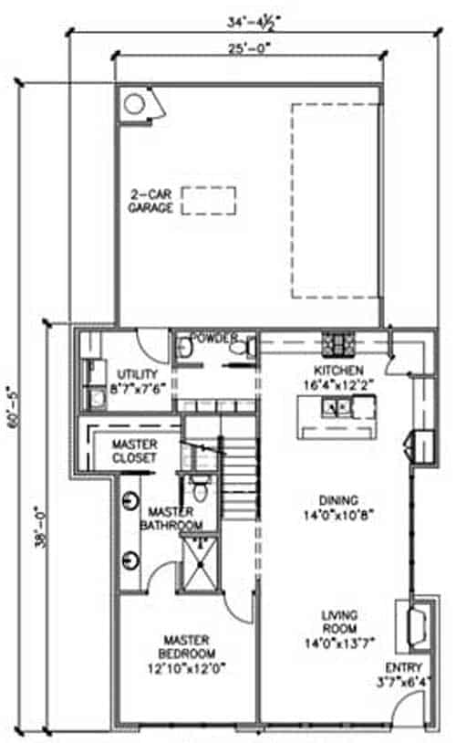 Portland Floor Plan First Floor